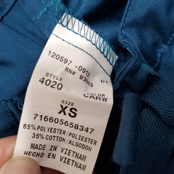 Cherokee Scrub Bottoms NWT Sz XS - Picture 5 of 7